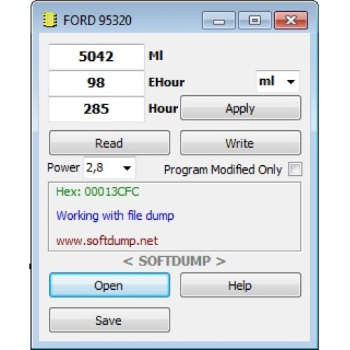 FORD TRANSIT 95320