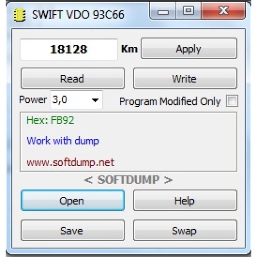 SUZUKI SWIFT VDO 9366 SUZUKI SWIFT VDO 9366