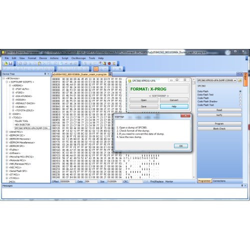 SPC560 XPROG-UPA DUMP CONVERTER SPC560 XPROG-UPA DUMP CONVERTER