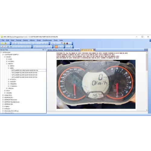 BRP G2 CAN-AM DASH KM 9S12HY64