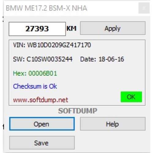 ME17.2 TC1797 BMSX BMW