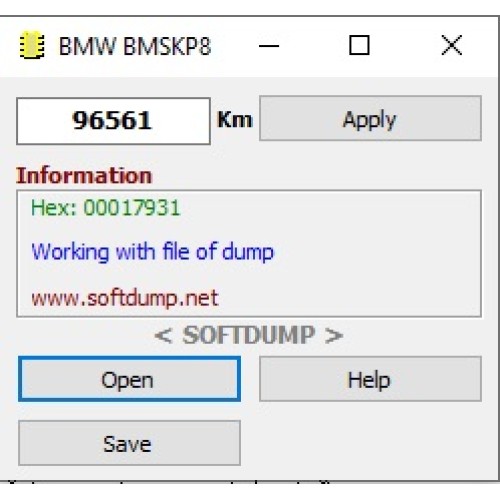 BMW BMSK(P) ME9(2) M58BW016 KM