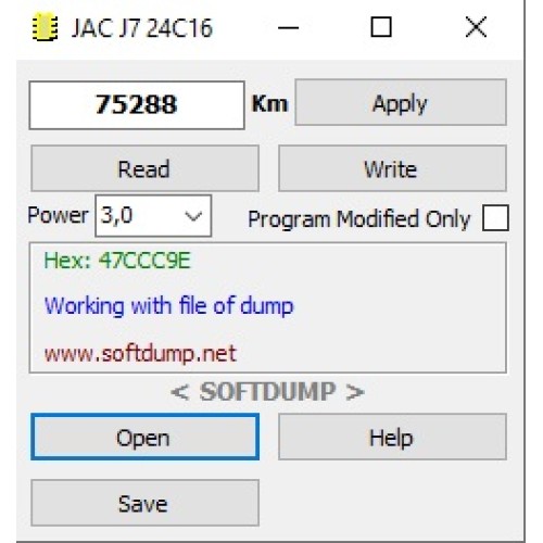 JAC J7 MOSCVICH 24C16