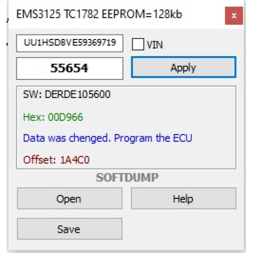 EMS3125 ECU RENAULT-DACIA-VAZ KM EMS3125 ECU RENAULT-DACIA-VAZ KM
