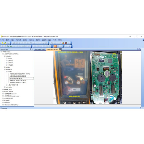 JCB MONITOR 24C64 MECU CM3620 DCM3.3 JCB MONITOR 24C64 MECU CM3620 DCM3.3