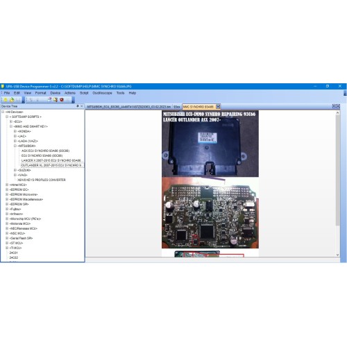 LANCER OUTLANDER ECU-IMMO SYNCHRO 93A66