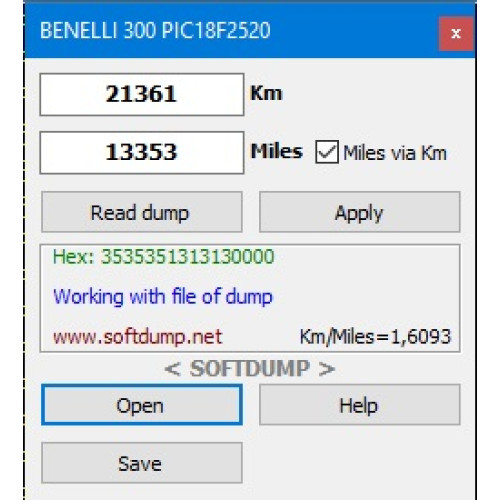 BENELLI 300 PIC18F2520 CALC
