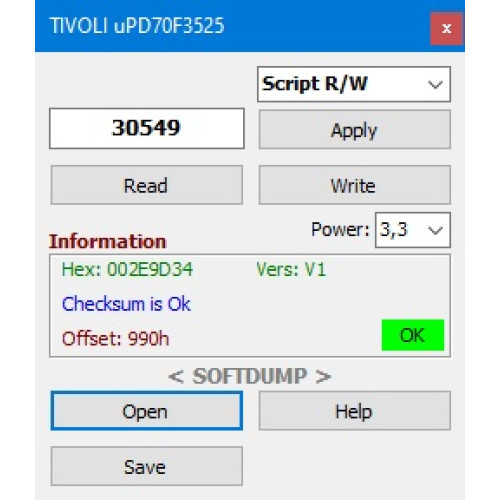 SSANG YONG TIVOLI uPD70F3525