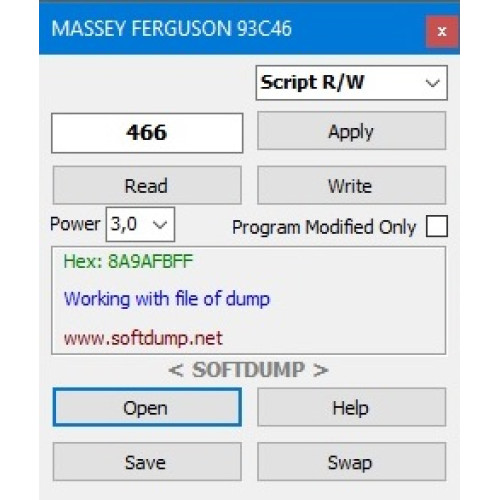 MASSEY FERGUSON 93C46 HOURS