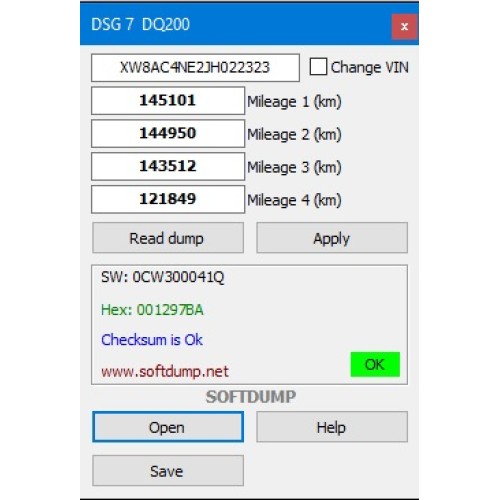 DSG7 DQ200 VAG KM 