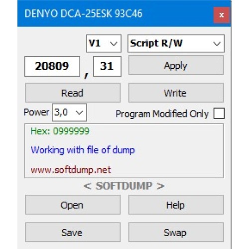 DENYO DCA-25ESK 93C46 HOURS