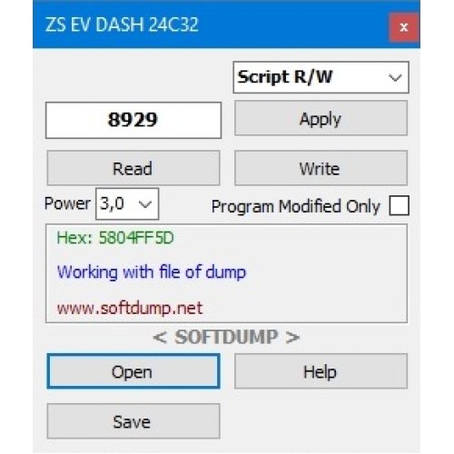 MG ZS EV 2022- DASH 24C32 BCM 24C16