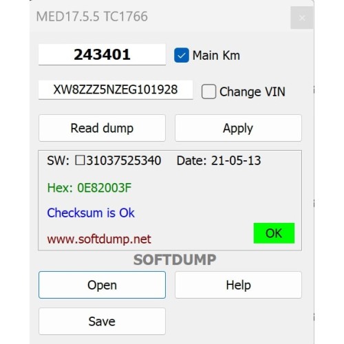 MED17.5.5 TC1766 VAG