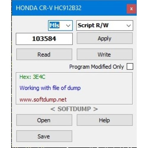 HONDA MC68HC912BE32