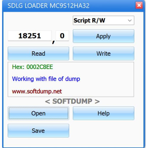 SDLG LOADER MC9S12HA32 SDLG LOADER MC9S12HA32