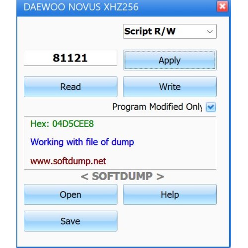 DAEWOO NOVUS 9S12XHZ256