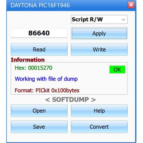 ZONTES DAYTONA CLT1310079B (PIC16F1946)