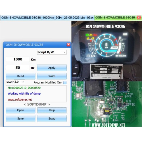 OSM SNOWMOBILE 93C86