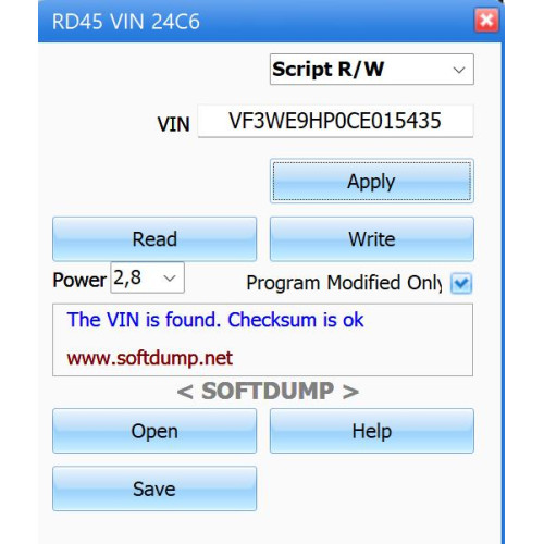 PEUGEOT RD45 STEREO VIN
