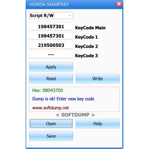 HONDA SMARTKEY ANATEL K1ZB0 R5F10AGFCL