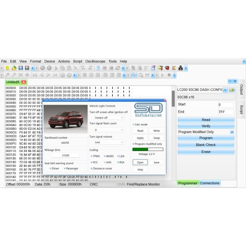 LC200 93C86 DASH CONFIG LC200 93C86 DASH CONFIG