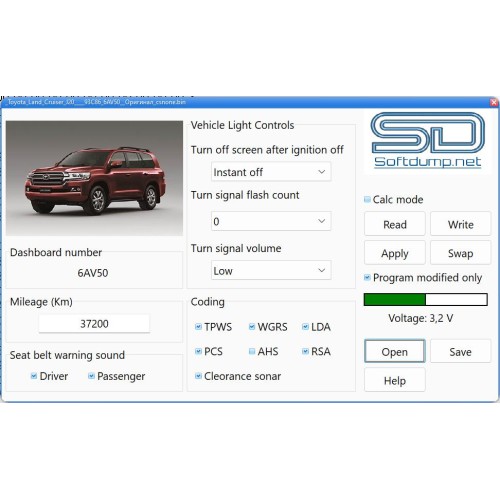 LC200 93C86 DASH CONFIG LC200 93C86 DASH CONFIG