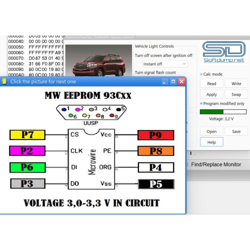 LC200 93C86 DASH CONFIG LC200 93C86 DASH CONFIG