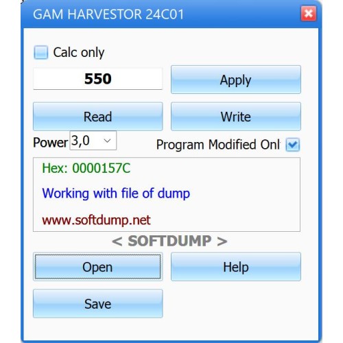 GAM HARVESTOR 24C01