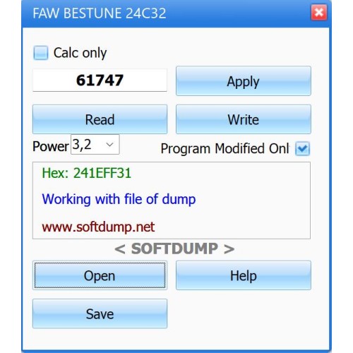 FAW BESTUNE LCD 24C32