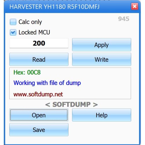 YANMAR HARVESTER YH1180 R5F10DMFJ