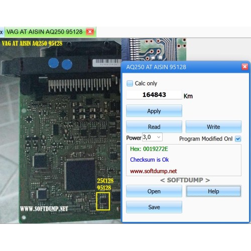 VAG AT AISIN AQ250 95128