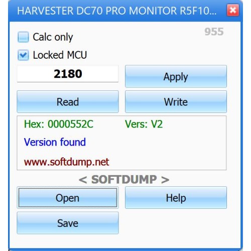 KUBOTA DC70 PRO R5F10DPFJ + ECU 25A320