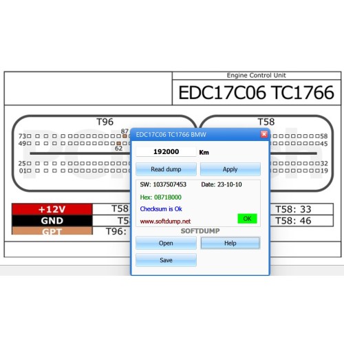 EDC17C06 TC1766 BMW EDC17C06 TC1766 BMW