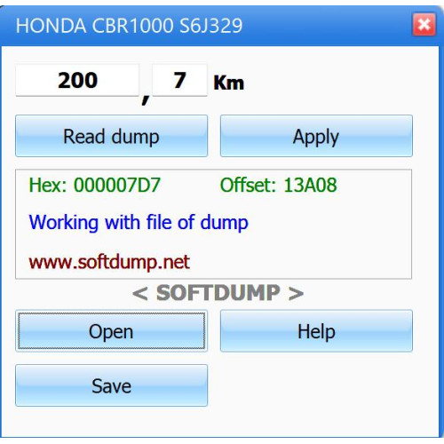 HONDA CBR1000 2021- S6J329 KM