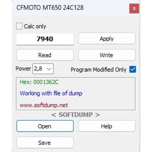 CFMOTO MT650 24C128(32)