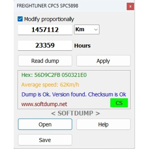 FREIGHTLINER CPC5 SPC5898 KM